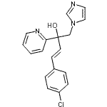 CAS#: 847670-66-0, (3E)-4-(4-Chlorophenyl)-1-(1H-imidazol-1-yl)-2-(2-pyridinyl)-3-buten-2-ol
