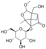 CAS#: 84808-29-7, 1-(beta-D-Glucopyranosyloxy)-9-(Hydroxymethyl)-8-Methoxy-6-Methyl-7-Oxatricyclo(4.3.0.03,9)Nonan-4-One