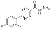 CAS 登录号：848953-32-2， 6-(4-氟-2-甲基苯基)哒嗪-3-甲酰肼