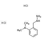 CAS 登录号：849021-12-1， 2-(肼基甲基)-N,N-二甲基苯胺二盐酸盐