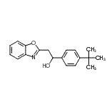 CAS#: 849021-34-7, 2-(1,3-Benzoxazol-2-yl)-1-[4-(2-methyl-2-propanyl)phenyl]ethanol
