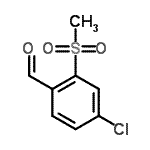 CAS 登录号：849035-76-3， 4-氯-2-(甲基磺酰基)苯甲醛