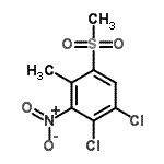 CAS 登录号：849035-79-6， 1,2-二氯-4-甲基-5-(甲基磺酰基)-3-硝基苯