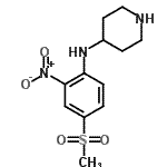 CAS 登录号：849035-94-5， N-[4-(甲基磺酰基)-2-硝基苯基]-4-哌啶胺