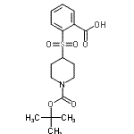 CAS#: 849035-97-8, 2-[(1-{[(2-Methyl-2-propanyl)oxy]carbonyl}-4-piperidinyl)sulfonyl]benzoic acid