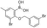 CAS#: 849052-16-0, B-[3-Bromo-2-[(3-bromophenyl)methoxy]-5-methylphenyl]-Boronic acid