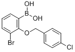 CAS#: 849052-23-9, B-[3-Bromo-2-[(4-chlorophenyl)methoxy]phenyl]-Boronic acid