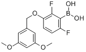 CAS#: 849062-01-7, B-[3-[(3,5-Dimethoxyphenyl)methoxy]-2,6-difluorophenyl]-Boronic acid