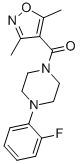 CAS#: 849183-31-9, (3,5-Dimethyl-4-Isoxazolyl)[4-(2-Fluorophenyl)-1-Piperazinyl]-Methanone