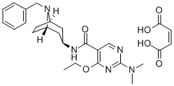 CAS#: 84923-09-1, N-(8-Benzyl-3-beta-Nortropanyl)-2-(Dimethylamino)-4-Ethoxy-5-Pyrimidinecarboxamide Monomaleate