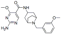 CAS#: 84923-29-5, 2-Amino-4-Methoxy-N-[8-[(3-Methoxyphenyl)Methyl]-8-Azabicyclo[3.2.1]Oct-3-Yl]Pyrimidine-5-Carboxamide