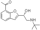 CAS 登录号：84952-27-2， 1-[2-[(1R)-2-[叔丁基氨基]-1-羟基乙基]-7-苯并呋喃基]-乙酮