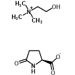 CAS#: 84962-41-4, 2-Hydroxy-N,N,N-trimethylethanaminium (2S)-5-oxo-2-pyrrolidinecarboxylate