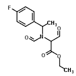 CAS#: 84962-54-9, Ethyl N-[1-(4-fluorophenyl)ethyl]-N-formyl-3-oxoalaninate
