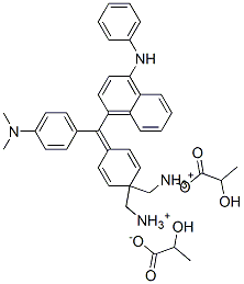 CAS#: 84962-85-6, [4-[alpha-(4-Anilino-1-Naphthyl)-4-(Dimethylamino)Benzylidene]Cyclohexa-2,5-Dien-1-Ylidene]Dimethylammonium Lactate