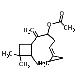 CAS#: 84963-21-3, (5Z)-6,10,10-Trimethyl-2-methylenebicyclo[7.2.0]undec-5-en-3-yl acetate