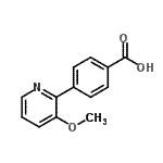 CAS 登录号：849757-80-8， 4-(3-甲氧基-2-吡啶基)苯甲酸