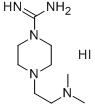 CAS 登录号：849777-24-8， 4-[2-(二甲基氨基)乙基]哌嗪-1-甲脒氢碘酸盐