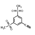 CAS#: 849924-84-1, 3,5-Bis(methylsulfonyl)benzonitrile