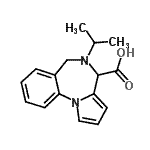 CAS#: 849924-95-4, 5-Isopropyl-5,6-dihydro-4H-pyrrolo[1,2-a][1,4]benzodiazepine-4-carboxylic acid