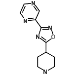 CAS#: 849925-00-4, 2-[5-(4-Piperidinyl)-1,2,4-oxadiazol-3-yl]pyrazine