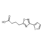 CAS#: 849925-06-0, 4-[3-(2-Thienyl)-1,2,4-oxadiazol-5-yl]butanoic acid