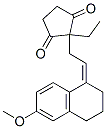 CAS#: 850-92-0, 2-[2-(3,4-Dihydro-6-Methoxy-1(2H)-Naphthylidene)Ethyl]-2-Ethylcyclopentane-1,3-Dione