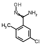 CAS#: 850005-10-6, 5-Chloro-N'-hydroxy-2-methylbenzenecarboximidamide