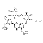 CAS#: 85006-16-2, (2S)-7-[[6-O-(6-deoxy-alpha-L-mannopyranosyl)-beta-D-glucopyranosyl]oxy]-2,3-dihydro-2-[4-methoxy-3-(phosphonooxy)phenyl]-5-(phosphonooxy)-4H-1-Benzopyran-4-one sodium salt (1:2)