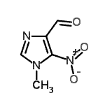 CAS#: 85012-72-2, 1-Methyl-5-nitro-1H-imidazole-4-carbaldehyde