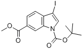 CAS#: 850374-94-6, 1-(Tert-Butyl) 6-Methyl 3-Iodo-1H-Indole-1,6-Dicarboxylate