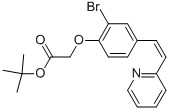 CAS#: 850411-11-9, (Z)-[2-Bromo-4-(2-Pyridin-3-Yl-Vinyl)-Phenoxy]-Acetic Acid Tert-Butyl Ester