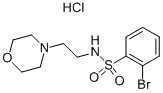 CAS 登录号：850411-16-4， 2-溴-N-(2-吗啉-4-基-乙基)-苯磺酰胺盐酸盐