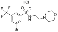 CAS#: 850411-19-7, 3-Bromo-N-(2-Morpholin-4-Yl-Ethyl)-5-Trifluoromethyl-Benzenesulfonamide Hydrochloride