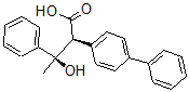 CAS#: 85045-62-1, (R',S')-(+)-alpha-(1-Hydroxy-1-Phenylethyl)-Biphenylacetic Acid