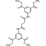 CAS#: 85050-00-6, Tetramethyl 5,5'-[(1,4-dioxo-1,4-butanediyl)diimino]diisophthalate