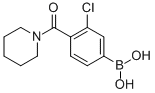CAS 登录号：850589-50-3， 3-氯-4-(哌啶-1-羰基)苯硼酸