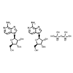 CAS 登录号：85065-24-3， P1,P2-二(腺苷-5')焦磷酸盐钠盐