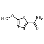 CAS#: 85089-86-7, 5-Methoxy-1,3,4-thiadiazole-2-carboxamide