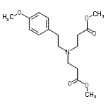 CAS#: 85098-69-7, Dimethyl 3,3'-{[2-(4-methoxyphenyl)ethyl]imino}dipropanoate