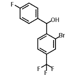CAS#: 85118-21-4, [2-Bromo-4-(trifluoromethyl)phenyl](4-fluorophenyl)methanol