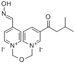 CAS#: 85126-24-5, 1-(((4-((Hydroxyimino)Methyl)Pyridino)Methoxy)Methyl)-3-(3 -Methyl-1-Oxobutyl)-Pyridinium Diiodide