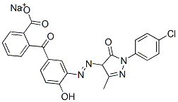 CAS#: 85135-96-2, Sodium 2-[3-[[1-(4-Chlorophenyl)-4,5-Dihydro-3-Methyl-5-Oxo-1H-Pyrazol-4-Yl]Azo]-4-Hydroxybenzoyl]Benzoate