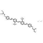 CAS#: 85136-26-1, Disodium 2,2'-[(E)-1,2-ethenediyl]bis(5-{[4-(3-chloro-2-hydroxypropoxy)phenyl]diazenyl}benzenesulfonate)