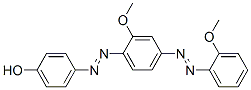 CAS#: 85136-55-6, 4-[[2-Methoxy-4-[(2-Methoxyphenyl)Azo]Phenyl]Azo]Phenol