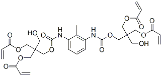 CAS#: 85136-70-5, 2-Propenoic Acid 2-[[[[[3-[[[3-Hydroxy-2,2-Bis[[(1-Oxo-2-Propenyl)Oxy]Methyl]Propoxy]Carbonyl]Amino]Methylphenyl]Amino]Carbonyl]Oxy]Methyl]-2-(Hydroxymethyl)-1,3-Propanediylester