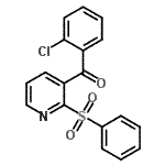 CAS#: 851444-85-4, (2-Chlorophenyl)[2-(phenylsulfonyl)-3-pyridinyl]methanone