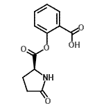 CAS#: 85153-77-1, 2-[(5-Oxo-L-prolyl)oxy]benzoic acid