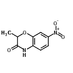 CAS 登录号：85160-82-3， 2-甲基-7-硝基-2H-1,4-苯并恶嗪-3(4H)-酮