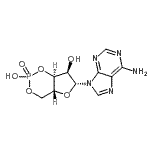 CAS#: 85187-54-8, (4aR,6R,7R,7aS)-6-(6-Amino-9H-purin-9-yl)tetrahydro-4H-furo[3,2-d][1,3,2]dioxaphosphinine-2,7-diol 2-oxide